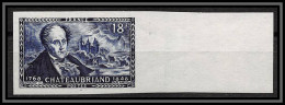 France N°816 Chateaubriand Non Dentelé ** MNH (Imperf) - 1941-1950
