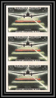 France N°1196 Journée Du Timbre Service 1959 Poste Aerienne Airmail Avion Douglas Dc3 Non Dentelé ** MNH Imperf Bande 3  - 1951-1960