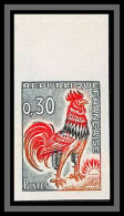 France N°1331a Coq De Decaris Non Dentelé ** MNH (Imperf)  - 1961-1970