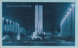 A23963 - Exposition Coloniale Int De Paris 1931 La Porte D' Honneur Vue De Nuit  Postcard Unused - Paris La Nuit