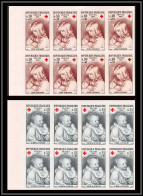 France N°1466/1467 Croix Rouge (red Cross) 1965 Tableau (Painting) Renoir Non Dentelé Imperf ** Bloc De 8 Cote 1200 RRR - 1961-1970