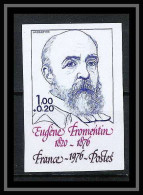 France N°1897 Fromentin Peintre écrivain Tableau (tableaux Painting) Non Dentelé ** MNH (Imperf) - 1971-1980