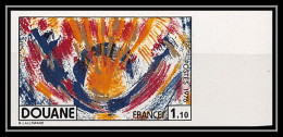 France N°1912 Polychrome Et Or Douane 1976 Customs Non Dentelé ** MNH (Imperf) - 1971-1980