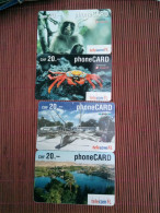 4 Prepaidcards Zwitserland  20 CHF Used Rare ! - Suisse
