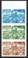 France N°1928 Europa 1976 Village Provencal Bande 3 Essai Non Dentelé ** MNH Imperf Proof - 1971-1980