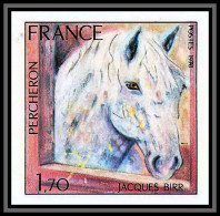 France N°1982 Jacques Birr Percheron Cheval (horse) Tableau Painting Non Dentelé ** MNH (mperf) - 1971-1980
