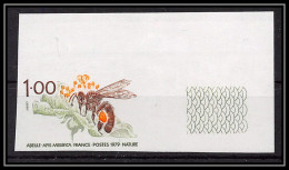 France N°2039 Abeille Insecte (insect) Bee Apis Mellifica Non Dentelé ** MNH (Imperf) Coin De Feuille - 1971-1980