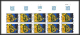 France N°2054 L'église D'Auvers Sur Oise Van Gogh Tableau Painting 1979 Non Dentelé ** MNH Imperf Bloc 10 Cote 800 - 1971-1980