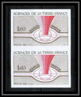 France N°2093 Sciences De La Terre Energie Energy 1980 Paire Non Dentelé ** MNH (Imperf) - 1971-1980
