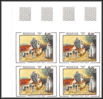 France N°2297 Le Lapin Agile D'Utrillo Tableau (Painting) Bloc De 4 Non Dentelé ** MNH (Imperf) Cote 320 - Impressionismus