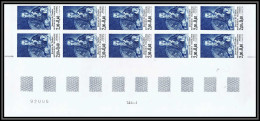 France N°2304 Journée Du Timbre 1984 Diderot Tableau (Painting) Van Loo Bloc 10 Non Dentelé ** MNH Imperf Cote 600 - 1981-1990