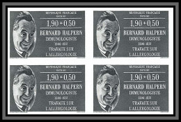 France N°2456 Personnages Célèbres 1987 Bernard Halpern Docteur Doctor Medecin Non Dentelé ** MNH (Imperf) Bloc 4 - 1981-1990