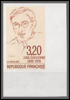 France N°2641 Jean Guéhenno écrivain Et Critique Littéraire WRITER Non Dentelé ** MNH (Imperf) Coin De Feuille - 1981-1990