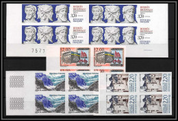 France N°2545/2548 Douarnenez Sedières Gavarnie Fréjus 1988 Bloc De 4 Non Dentelé ** MNH (Imperf) Cote 320 - 1981-1990