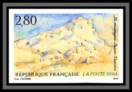 France N°2891 La Montagne Sainte Victoire Cezanne Tableau Painting 1994 Non Dentelé ** MNH (Imperf) - 1991-2000