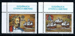 Yugoslavia 1992: 500th Anniversery Of The Discovery Of America; MNH (**), Postfrisch - 1992