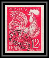 France Préoblitere PREO N°111 Coq Gaulois (french Rooster) Non Dentelé ** MNH (Imperf) - 1951-1960