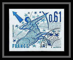 France Préoblitere PREO N°154 Sagittaire Signe Du Zodiaque Zodiac Sign Non Dentelé ** MNH (Imperf) - 1971-1980