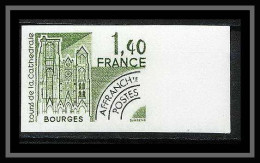 France Préoblitere PREO N°164 Bourges Eglise Church Monument Non Dentelé ** MNH (Imperf) - 1971-1980
