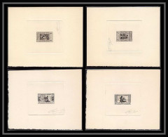 461a/ 4 Epreuve D'artiste (artist Proof) PROMO Dahomey - 1961 - Y&t 159 / 162 Artisanat Signe (signed Autograph) Betemps - Collections (sans Albums)