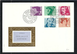 SUISSE Ca.1969: FDC "Effigies" - FDC