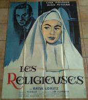 AFFICHE CINEMA FILM LES RELIGIEUSES LINA ROSALES AVELLAN ELORRIETA TBE 1961 TB DESSIN De BOHLE ? - Affiches & Posters