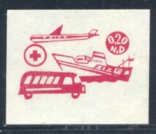 Yugoslavia, Charity Stamp, Republic Issue Red Cross, Plane, Boat, BUS, Transport 0,20d - Bienfaisance