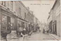 MIK : Sarthe : LOUE : Rue  Marchande  ( écrite Sur Place  En 1916) - Loue