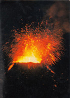 REUNION - Le Volcan En Eruption - Circulated 1972 - 4 X 25f CFA Overprint - Reunion