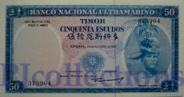 TIMOR 50 ESCUDOS 1967 PICK 27a UNC - Timor