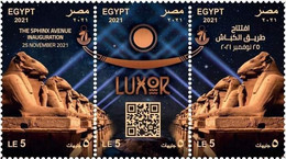 Egypt - 2021 - ( The Sphinx Avenue Inauguration - LUXOR ) - MNH** - Nuovi