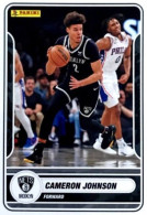 C62 Cameron Johnson - Brooklyn Nets - Panini NBA Carte Basketball 2023-2024 - Autres & Non Classés