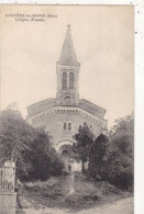 32. CASTERA LES BAINS. CPA.  L'EGLISE - Castera