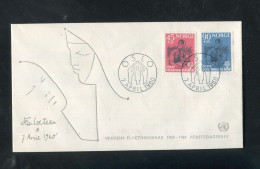 "NORWEGEN" 1960, Mi. 442/443 FDC (50036) - FDC