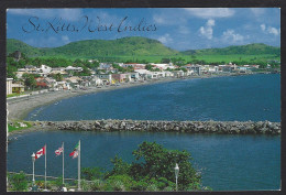 Antille - St. Kitts, West Indies 1993; Green Hills And Blue Ocean In Basseterre, Colline Verdi Oceano Blu; To Italy. - Saint Kitts And Nevis