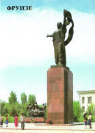 BYSHKEK, FRUNZE, MONUMENT, STATUE, ARCHITECTURE, KYRGYZSTAN, POSTCARD - Kirgizië