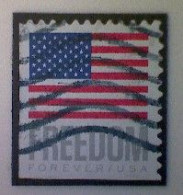 United States, Scott #5790, Used(o) Booklet, 2023, Flag Definitive: Freedom Flag, (63¢) Forever - Usados