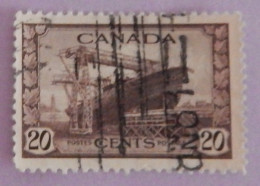 CANADA YT 216 OBLITÉRÉ "CORVETTE" ANNÉES 1943/1948 - Oblitérés