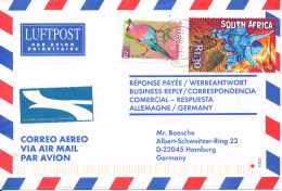 South Africa Air Mail Cover Sent To Germany 5--9-2002 - Airmail