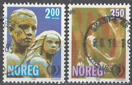 Norwegen Norway 1985. Mi.Nr. 924-925, Used O - Usados