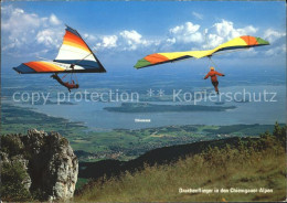 72194371 Drachenflug Drachenflieger Chiemgauer-Alpen  Flug - Parachutting