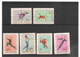 HONGRIE 1963 PATINAGE N°Y/T : 1540/45** - Figure Skating