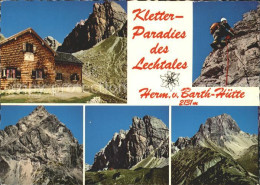 72194293 Klettern Bergsteigen Lechtal Hermann-von-Barth-Huette Klettern Bergstei - Alpinisme