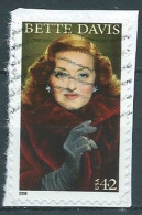 VERINIGTE STAATEN ETATS UNIS USA 2008 LEGENDS OF HOLLYWOOD: BETTE DAVIS 42¢ USED PAPER   SC 4350 YT 4104 MI 4435 SG 4901 - Used Stamps