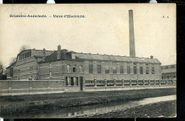 Carte écrite 1914 : Usine D'Electricité - Anderlecht