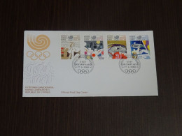 Cyprus 1988 Seoul Olympic Games FDC - Cartas