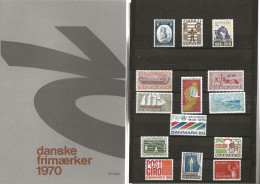 Denmark 1970 Year Set Of All Special Stamps Issued 1970   Mi 491-506   (not 499-500) MNH(**) - Nuevos