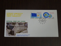 Cyprus 1988 Customs Union FDC - Storia Postale