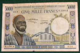 IVORY COAST 5000 Francs - Côte D'Ivoire