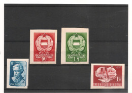 HONGRIE ANNEE 1957    N° Y/T : 1224/27** NON DENTELÉS - Unused Stamps